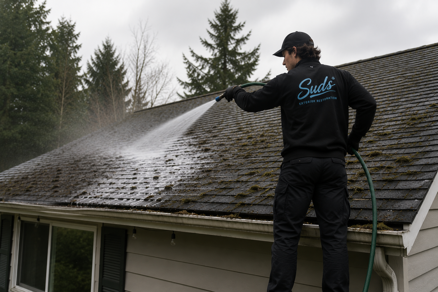 Roof cleaning and treatment